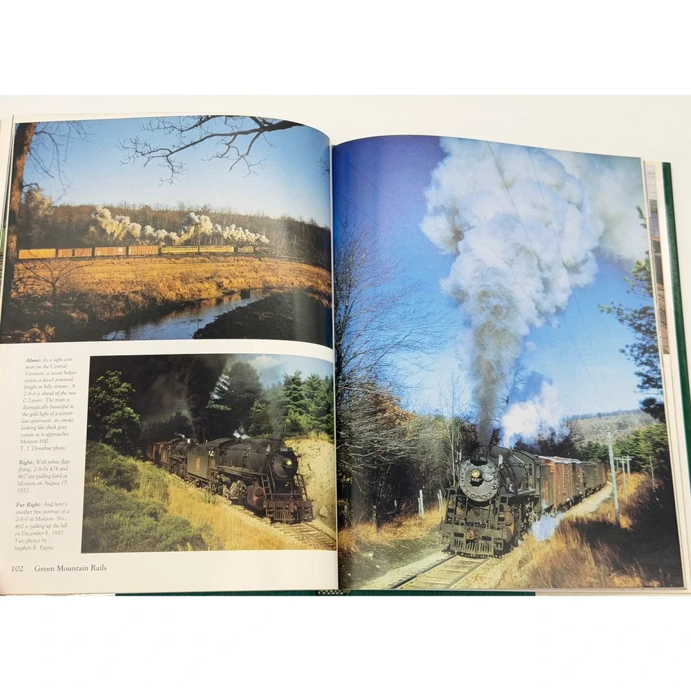 Green Mountain Rails Vermonts Colorful Trains by Robert Jones Hardcover 1994